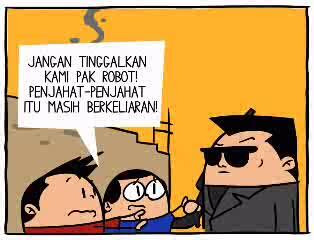 Budi dan Badu komik strip Garing (update) from Blackberry.