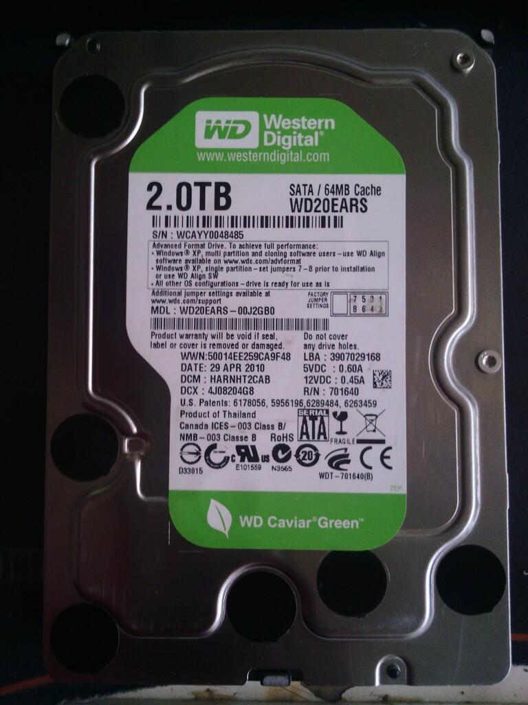 WDC GREEN 2TB...BU