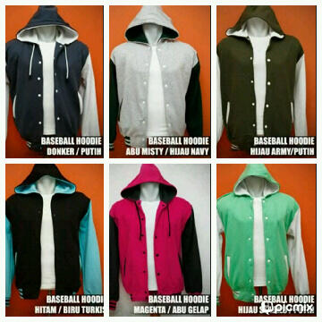 jaket baseball siap bordir dan jaket lain-lain