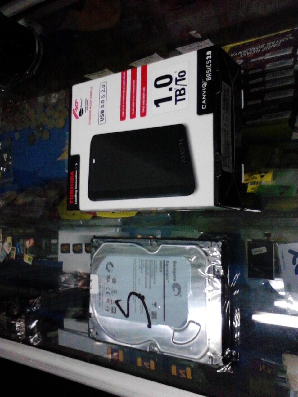 hardisk external dan pc baru harga murah bgt