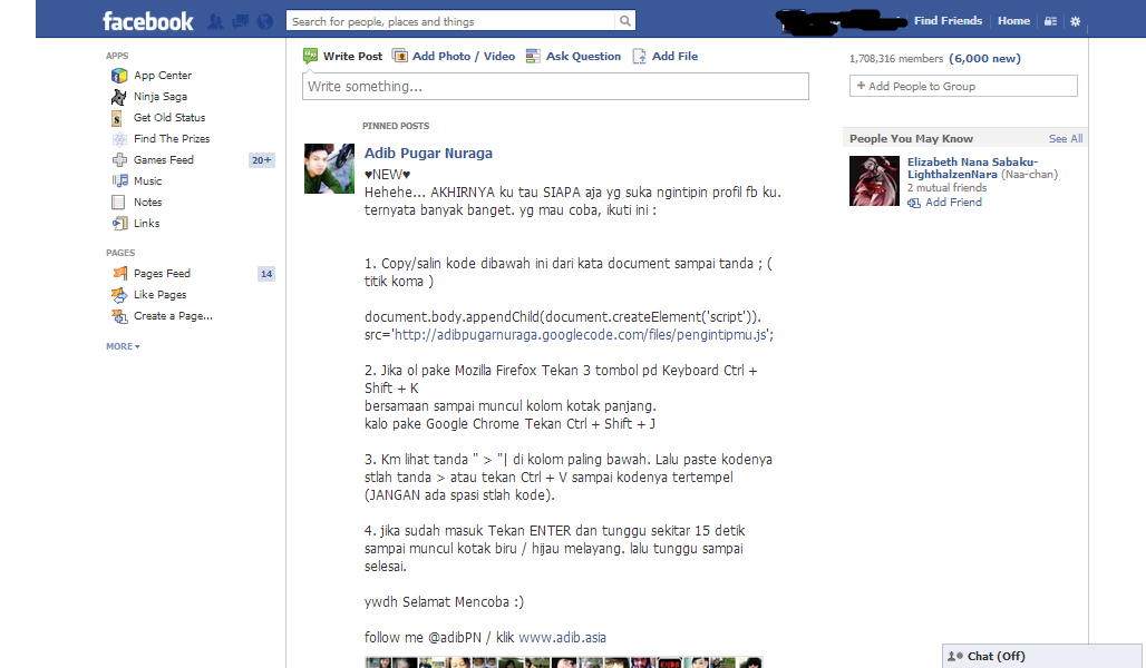 Group Facebook &quot;INDAHNYA DUNIA MAYA&quot;