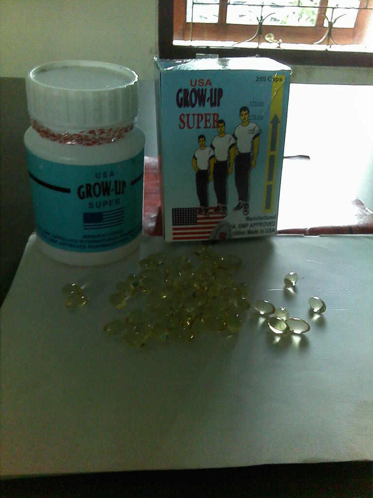 OBAT PENINGGI BADAN SUPER GROW " ASLI ATAU PALSU"