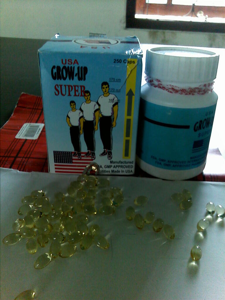 OBAT PENINGGI BADAN SUPER GROW " ASLI ATAU PALSU"
