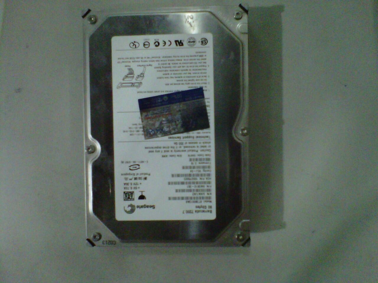 HDD SATA 80GB, MOBO G31, RAM DDR2 1GB 2ND SOLO