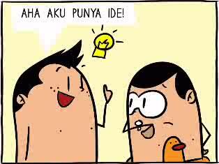 Budi dan Badu komik strip Garing (update) from Blackberry.