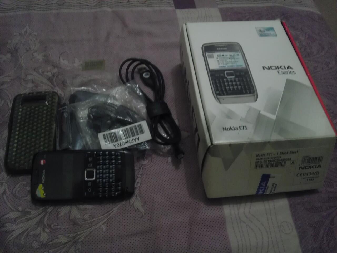 Nokia E71 Second Fullset murah