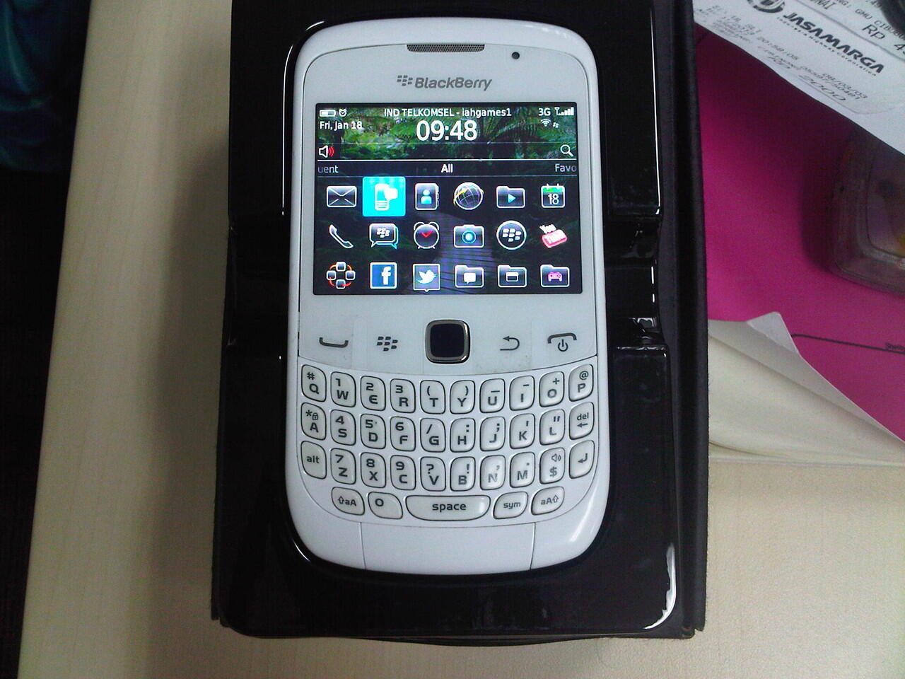 jual blackberry gemini 3G warna putih