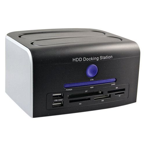 HDD Docking 2.5 / 3.5 SATA IDE USB2.0 with Card Reader