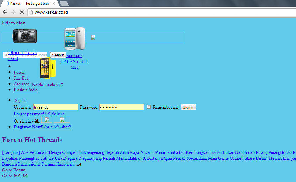 &#91;HELP&#93; Tampilan Aneh Kaskus di Google Chrome
