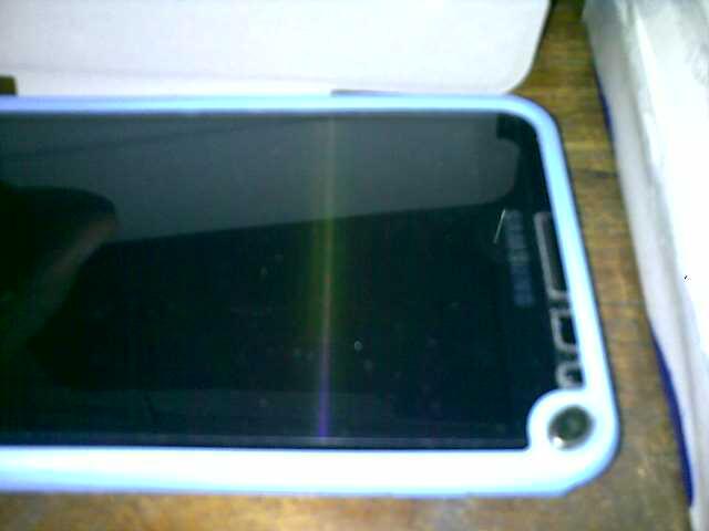 JUAL SAMSUNG GALAXY NOTE BIRU GT -N7000 BAGUS KAYAK BARU TANPA CACAT