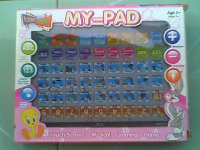 My Pad ( Pink & Biru ) Mainan Edukasi Buat Anak TK dan PAUD Jogja/Yogya