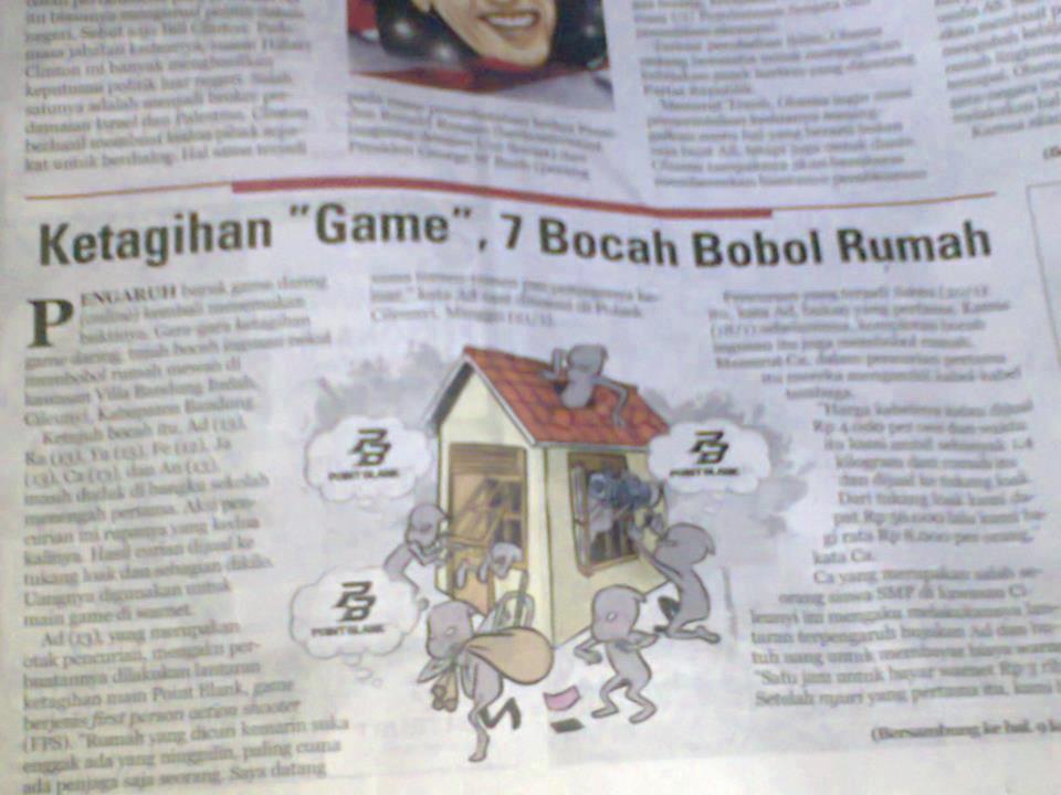 Anak SD Bobol Rumah Demi game