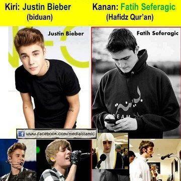 Mana Yg Lebih bikin Agan Kesemsem: Justin Bieber atau Fatih Seferagic? (Muslim Only)