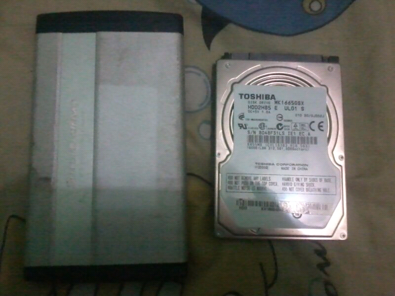 bandung wts hdd/harddisk internal 160gb n eksternal 80gb bandung