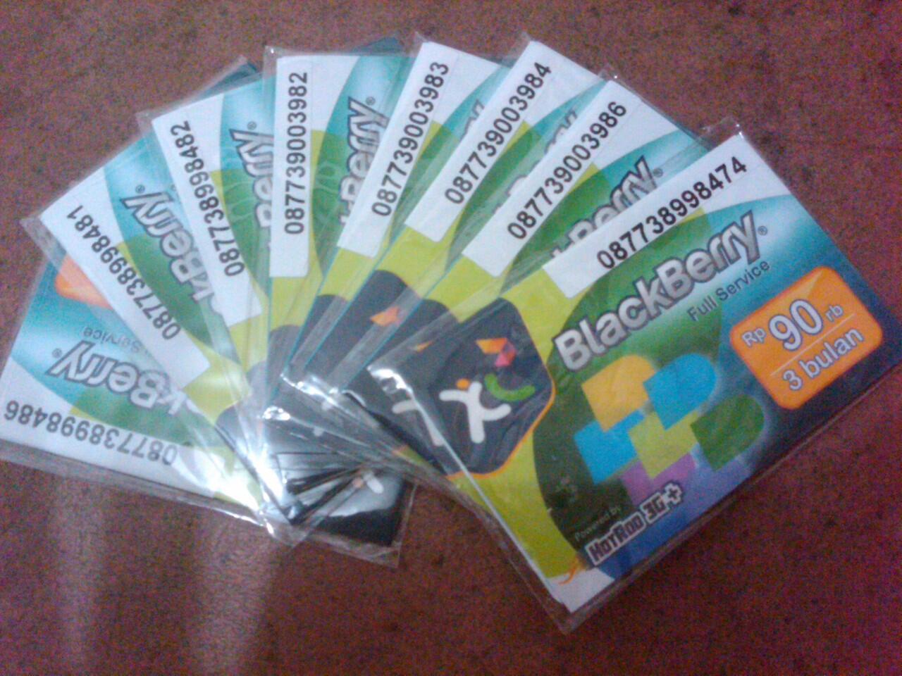 XL blackberry Full Service 3 bulan