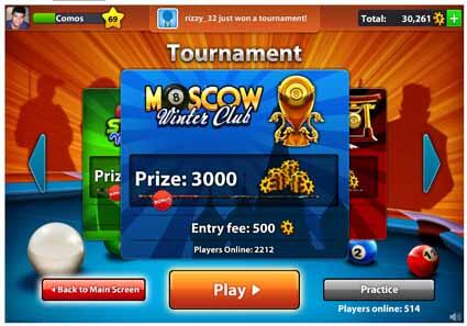 Negara kita menjadi kehormatan sebagai Tournamen termahal di game 8 BALL