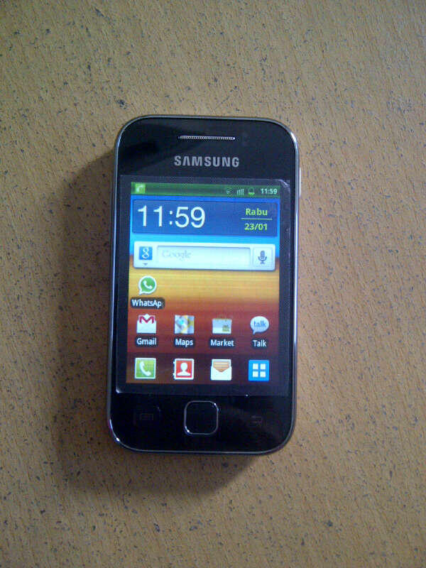samsung galaxy y baru 5hari fullset bandung