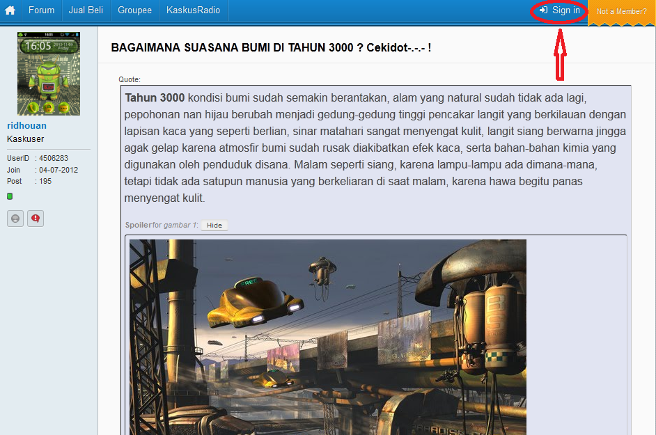 Perbedaan Ketika Sebagai Guest dan Login Menggunakan ID di KasKus