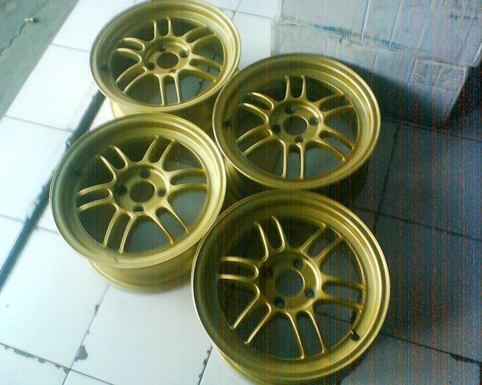 VELG rep Enkei RPF1 Gold PCD100 R15 6.5jj ET36 (Rare item) Tasik / Bandung
