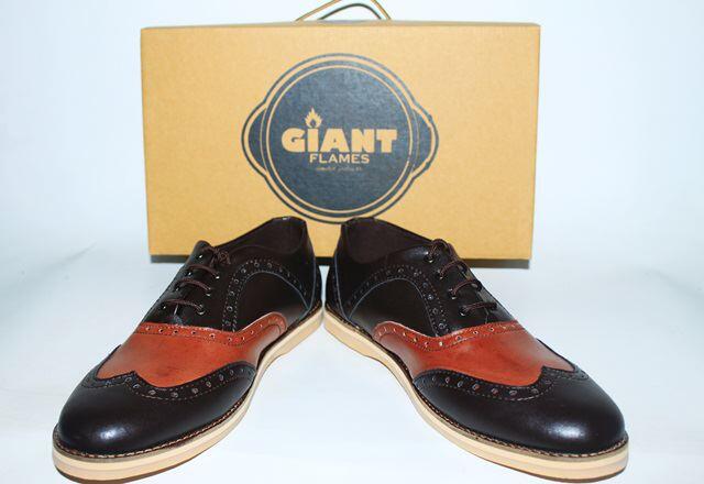 Sepatu pria Giant Flames shoes semiformal casual boots Termurah se kaskus