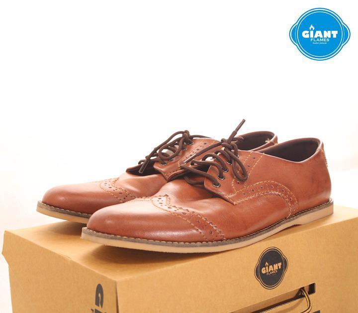 Sepatu pria Giant Flames shoes semiformal casual boots Termurah se kaskus