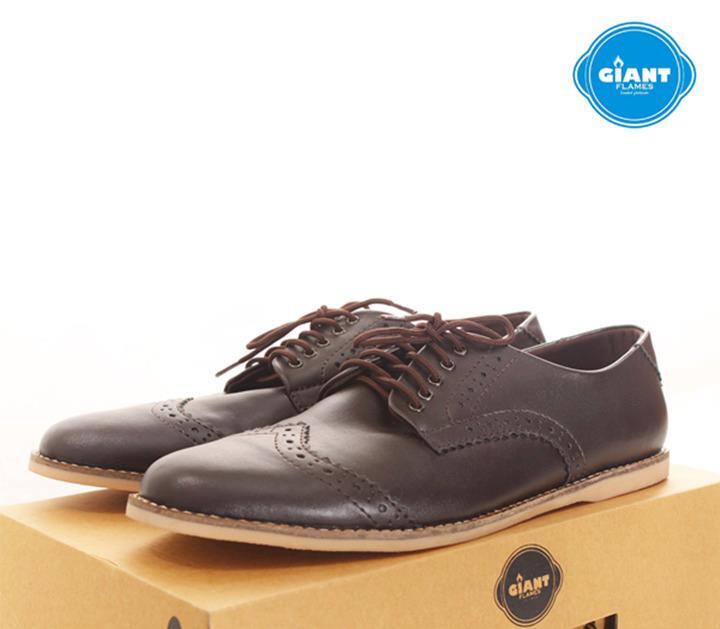 Sepatu pria Giant Flames shoes semiformal casual boots Termurah se kaskus