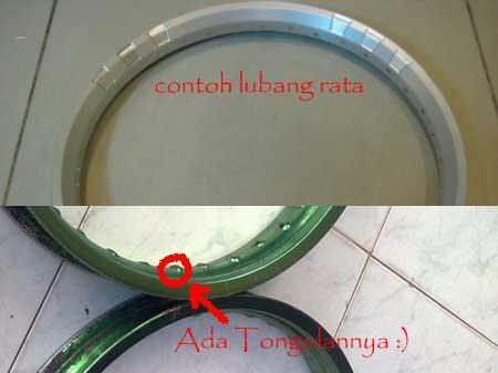 Cara Custom Velg Ring 17&quot; Menjadi Model Retro
