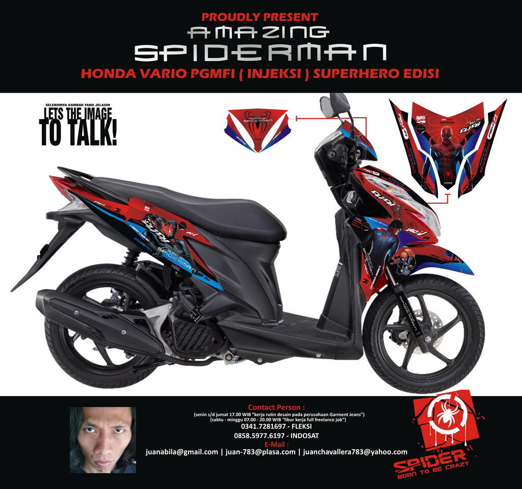 STRIPPING MOTOR DESAIN SUKA SUKA v