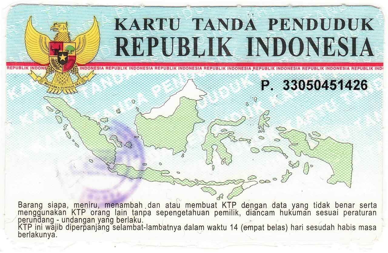 ini dia gan KTP pada Zaman Kolonial Belanda 