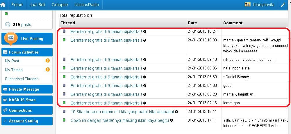 Berinternet gratis di 9 taman dijakarta !