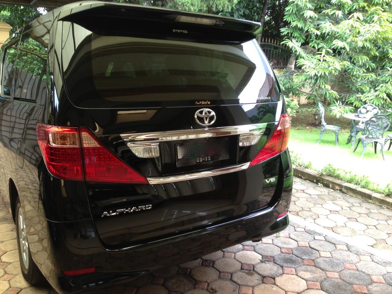 ALPHARD HITAM 3.5 AT 2008 (ATPM) Km 31.826