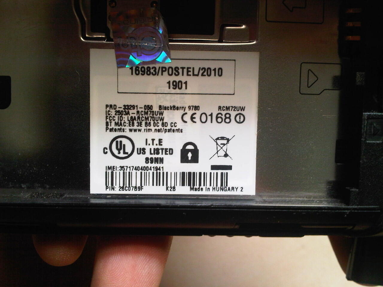 blackberry 9870 second murah dan lengkap