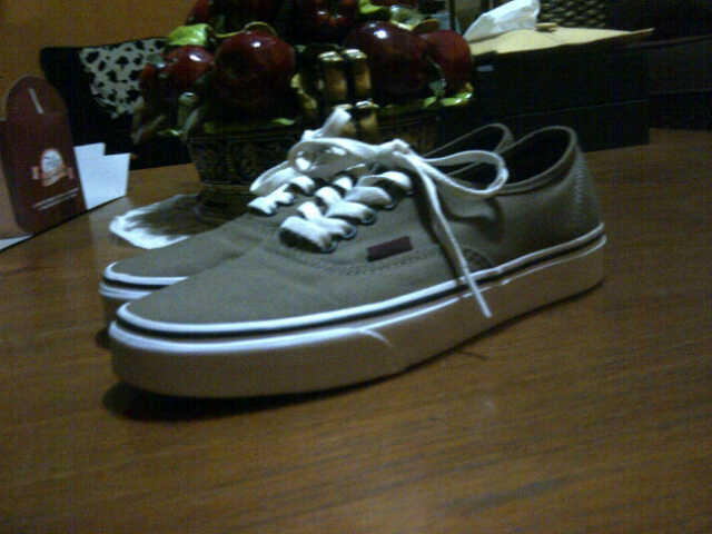 vans authentic shitake & vans authentic port royale/black