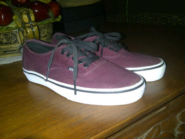 vans authentic shitake & vans authentic port royale/black