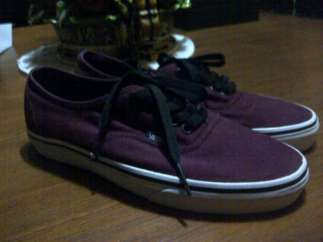 vans authentic shitake & vans authentic port royale/black