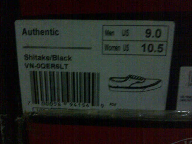 vans authentic shitake & vans authentic port royale/black