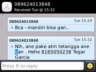 WTS Blackberry Essex 9650 Batangan Semarang