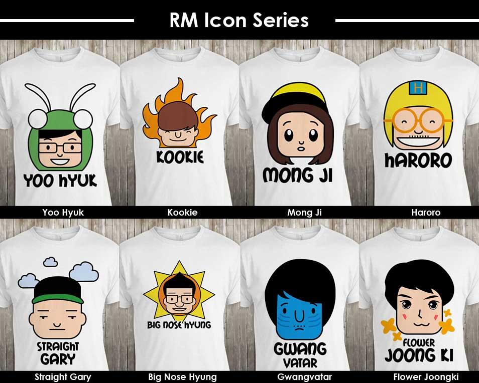 RUNNING MAN Karikatur T-shirt! READY STOCK!!
