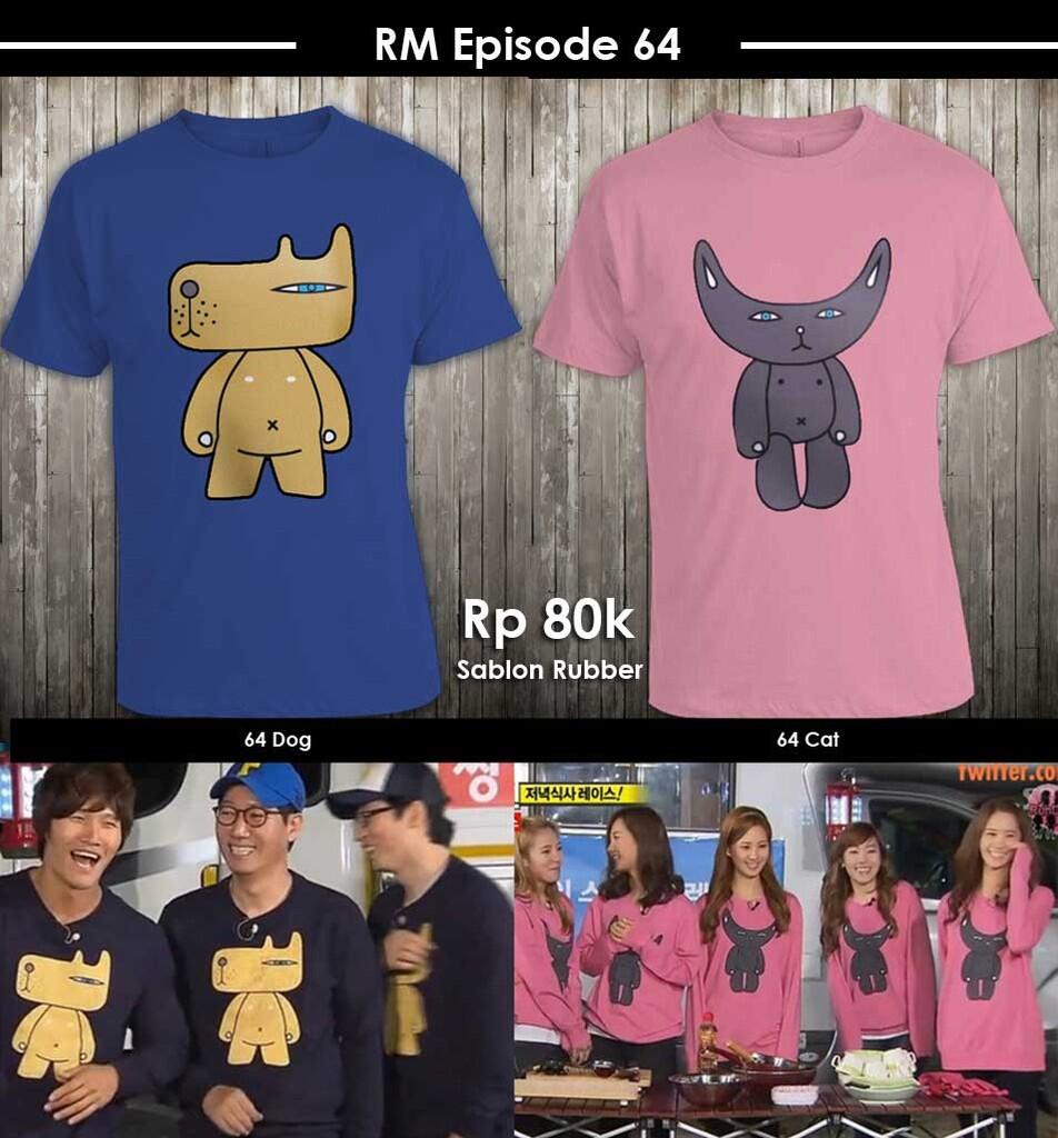RUNNING MAN Karikatur T-shirt! READY STOCK!!