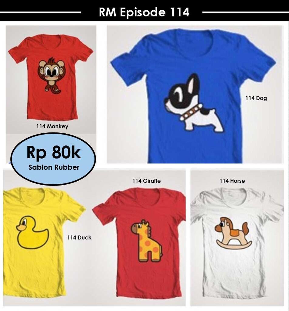 RUNNING MAN Karikatur T-shirt! READY STOCK!!