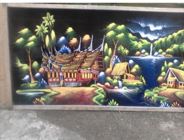 Dijual Lukisan Rumah Gadang