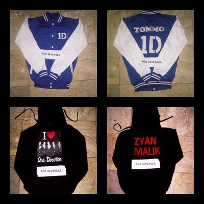Varsity / hoodie ONE DIRECTION berkualiatas dan murah!!