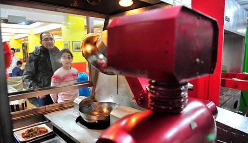 Restoran Robot di China