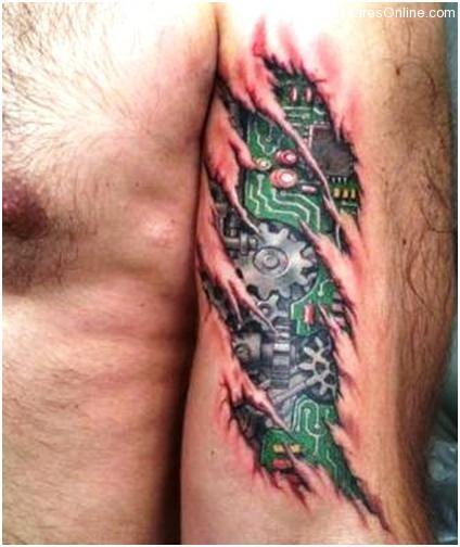 7 Tatto Yang Bertemakan Robot