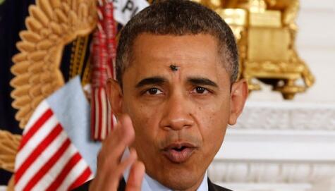 Dan Lalat pun 'Mendarat' di Jidat Obama