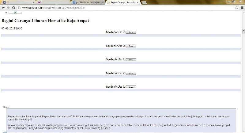 NEED HELP, GAK BISA BUKA KASKUS DGN NORMAL VIA CHROME