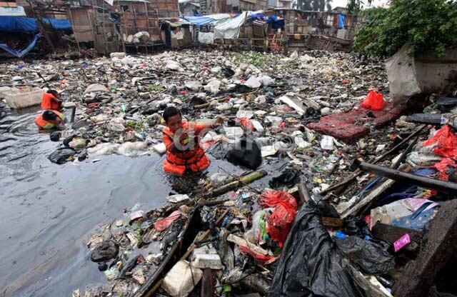 Pict : MIRIS | Foto Tumpukan SAMPAH sisa BANJIR