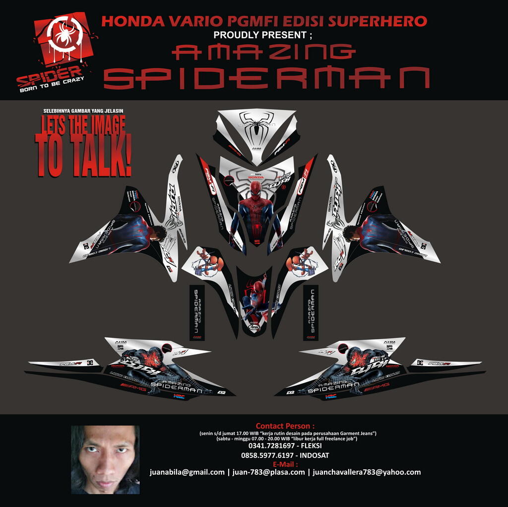 STRIPPING MOTOR DESAIN SUKA SUKA v
