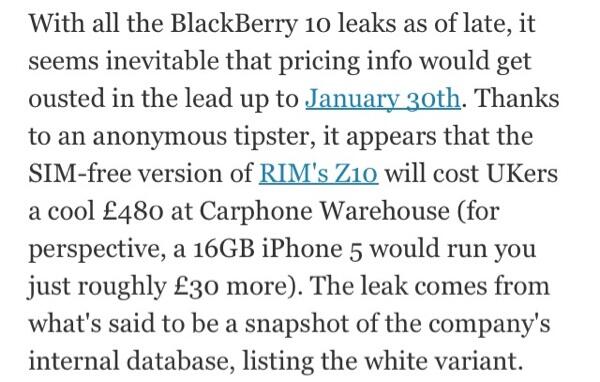 Apa prediksi aga-agan tentang Blackberry 10