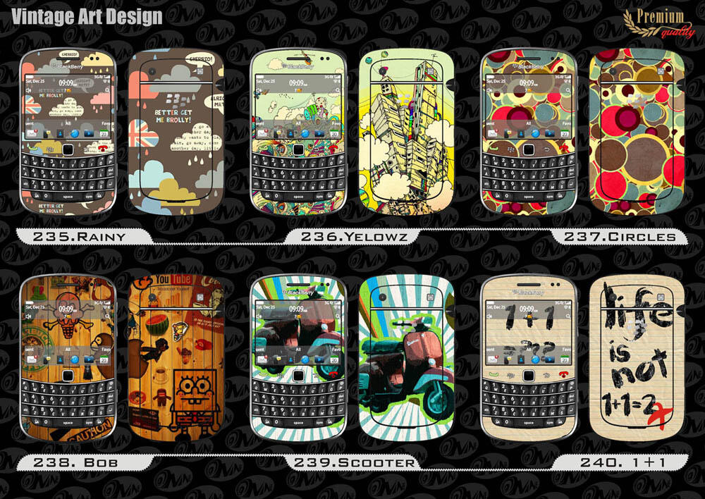Terjual Macam-macam skin/design sendiri BB,HP ANDROID 